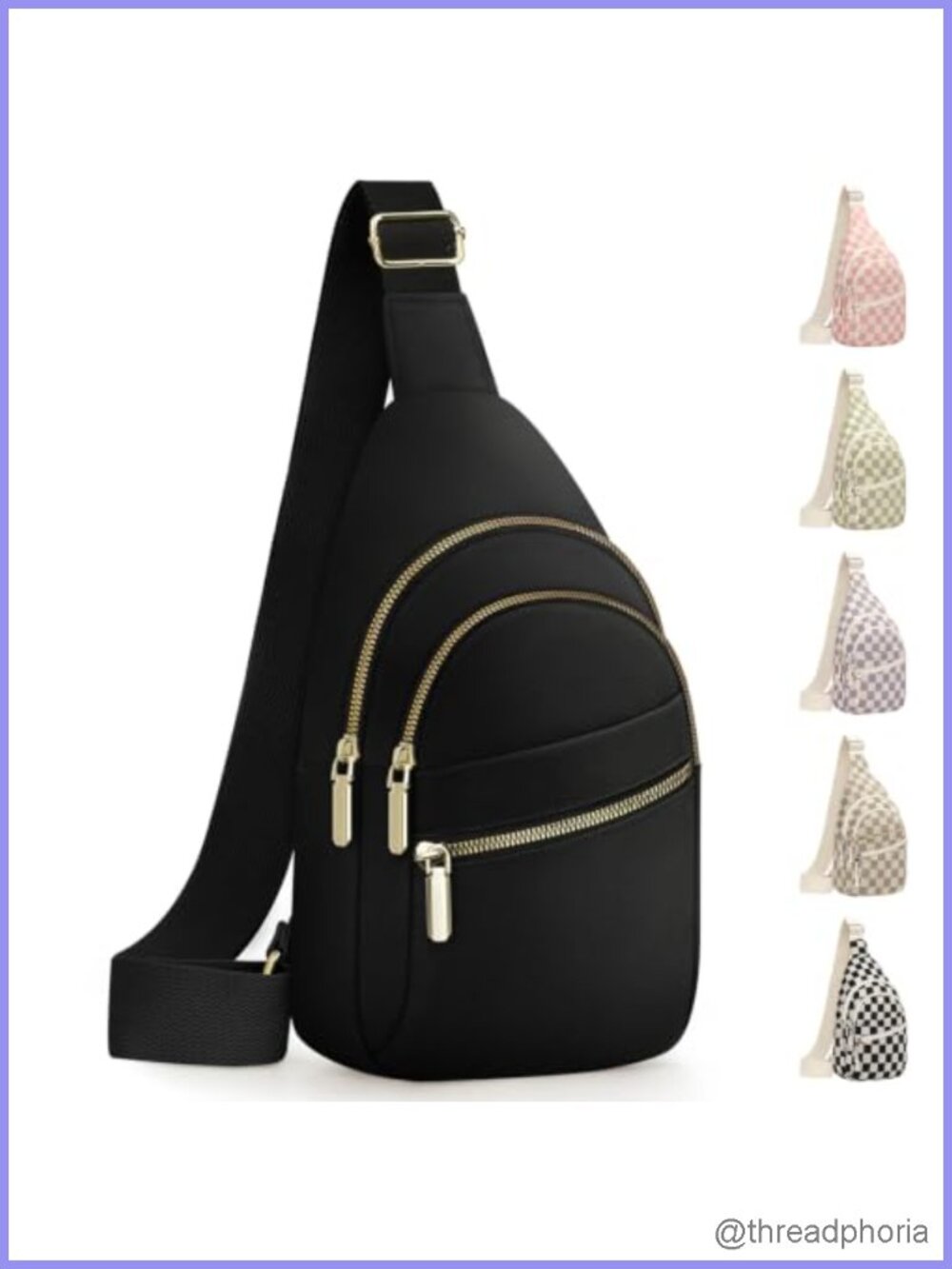 Corduroy Crossbody Sling Bag for Women